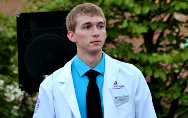 Nicholas Kapusniak was a student at the St. Louis College of Pharmacy and a 2011 graduate of Catholic Memorial High School in Waukesha.