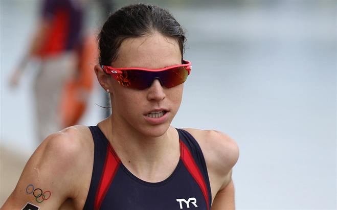 Gwen Jorgensen, shown here competing in the 2012 Olympics in London, on Saturday became the first woman to win six career ITU World Triathlon Series events.